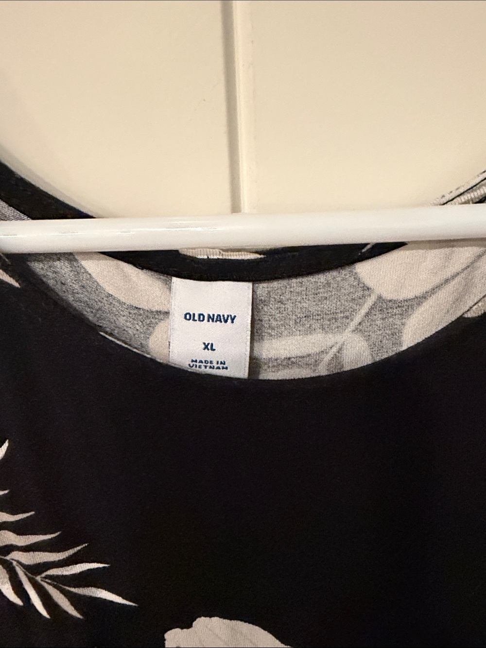 Old Navy Black and White Floral Dress - Picture 2 of 4